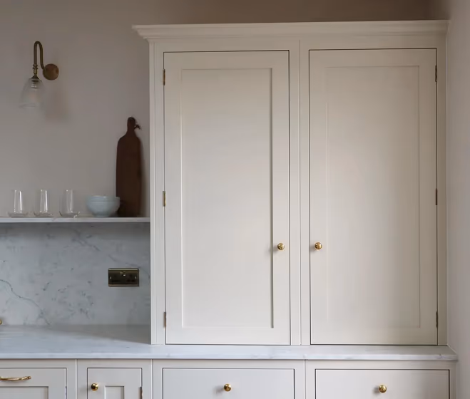 Farrow and Ball Shaded White 201 kitchen cabinets