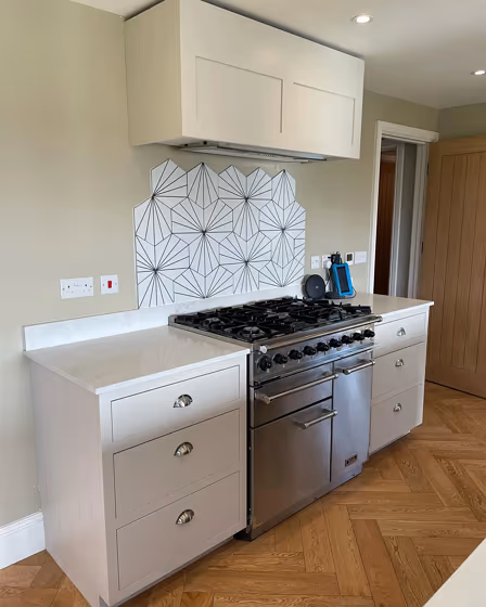 Farrow and Ball Shaded White 201 kitchen cabinets