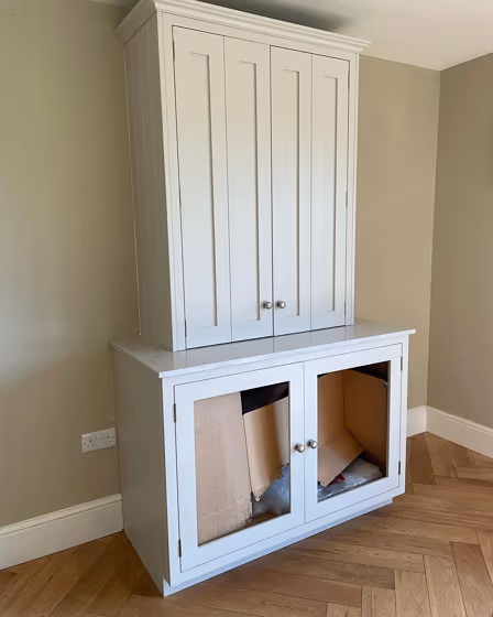 Farrow and Ball Shaded White 201 kitchen cabinets