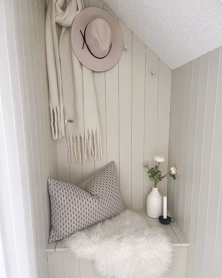 Farrow and Ball Shaded White 201 painted dresser