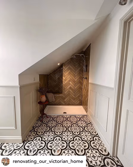 Farrow and Ball Shaded White 201 bathroom