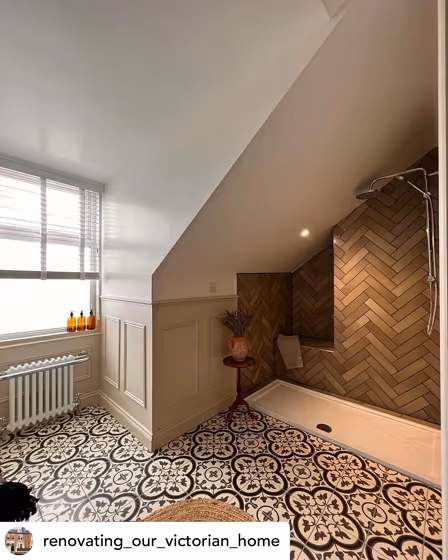 Farrow and Ball Shaded White 201 bathroom