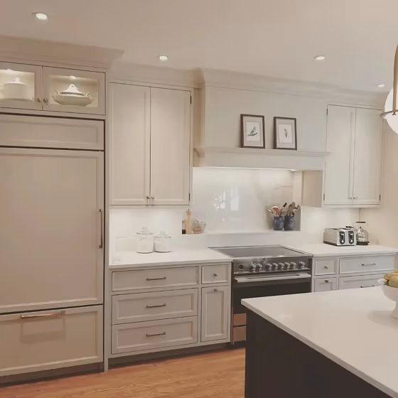 Farrow and Ball Shaded White 201 kitchen cabinets