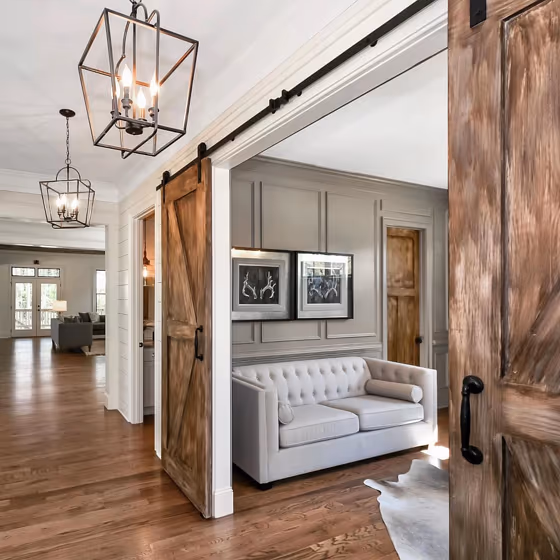 Modern interior Sherwin Williams Dovetail SW 7018