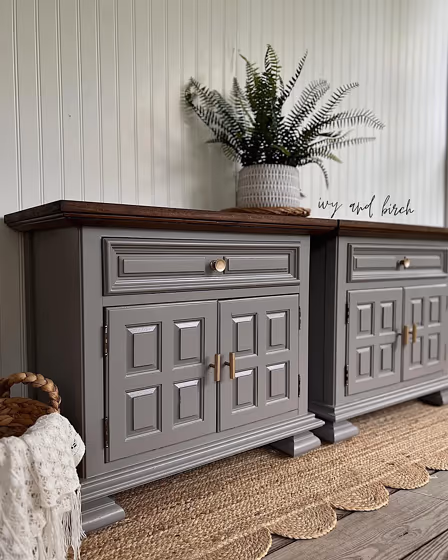Sherwin Williams Dovetail Painted Furniture