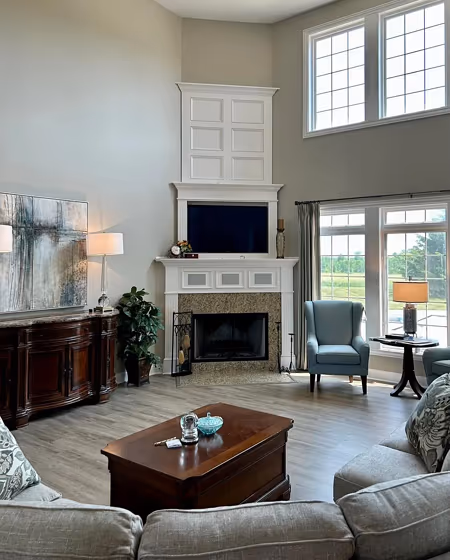 Sherwin Williams Shiitake Living Room