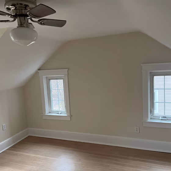 Sherwin Williams Shoji White Attic Room