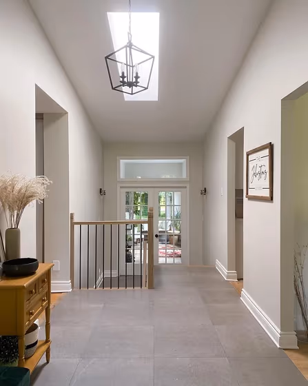 Benjamin Moore Silver Satin review. Home remodel