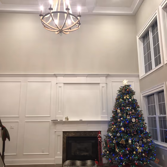 Sherwin williams skyline steel house living room