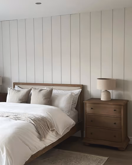 Little Greene Slaked Lime Mid 149 bedroom