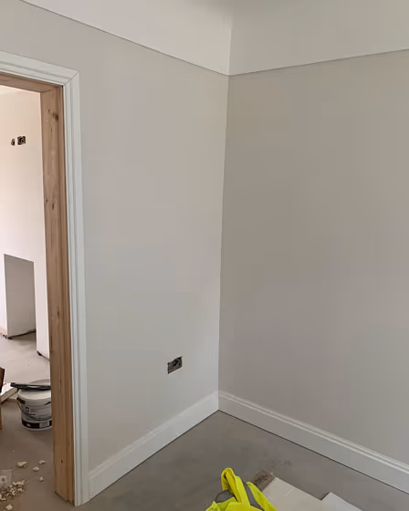 Little Greene Slaked Lime Mid 149 living room