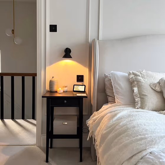 Little Greene Slaked Lime Mid 149 bedroom