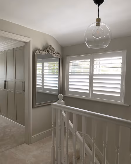 Little Greene Slaked Lime Mid 149 stairs