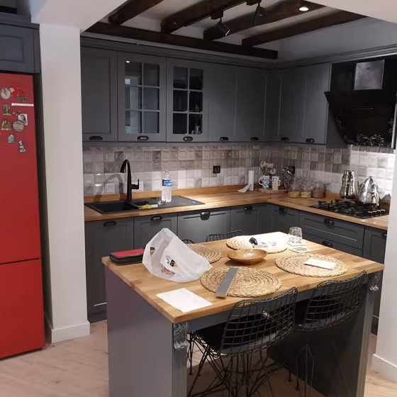 Slate grey RAL 7015 kitchen