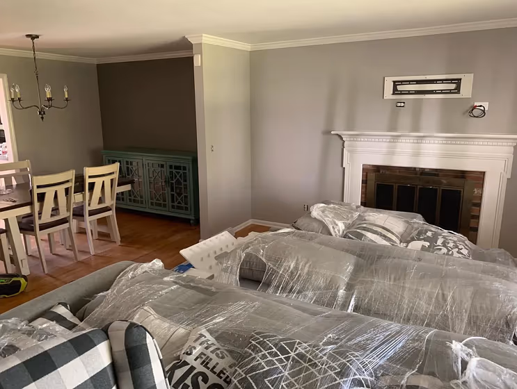 Smoke Embers Living Room Fireplace