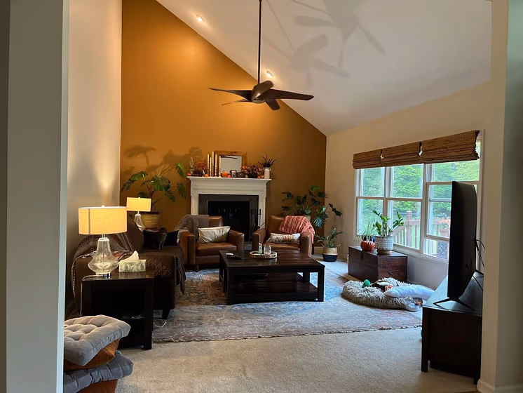 Sherwin Williams Smokey Topaz Accent Wall