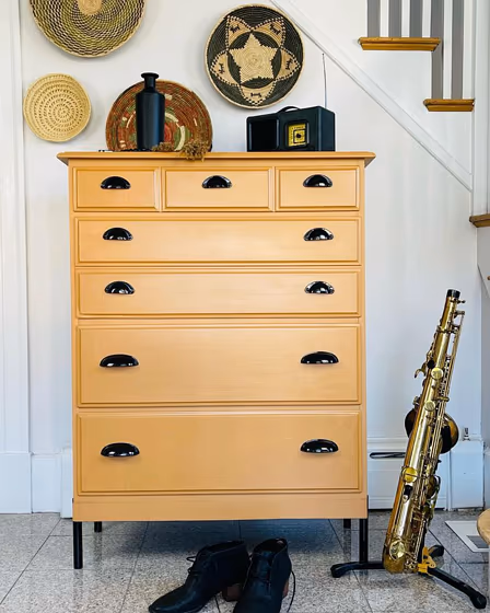 Sherwin Williams Smokey Topaz Painted Dresser