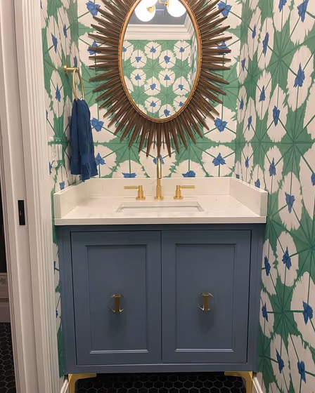 Smoky Azurite Bathroom Vanity