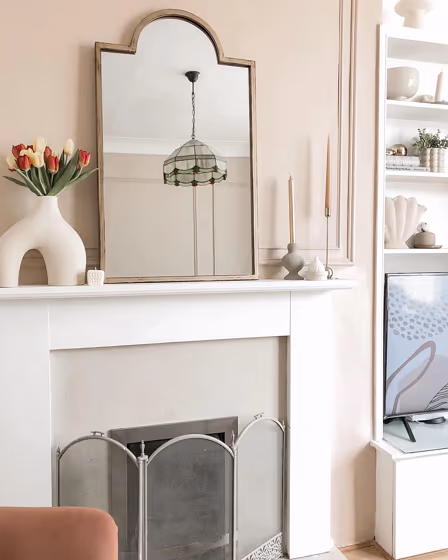 Dulux Soft Stone modern living room interior