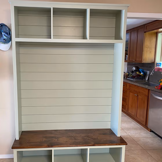 Softened Green Painted Furniture