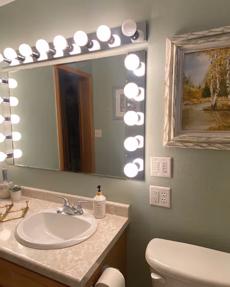 Softened Green Bathroom