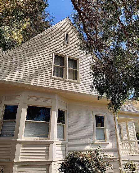 Sherwin Williams Steamed Milk house exterior paint