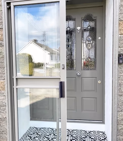 RAL 7030 front door paint