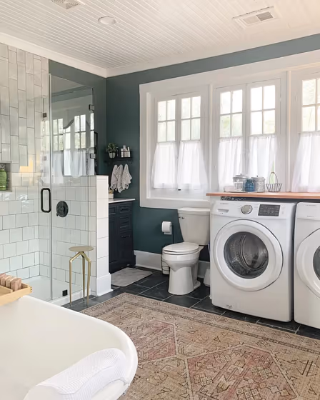 Sherwin Williams SW 9650 bathroom paint review