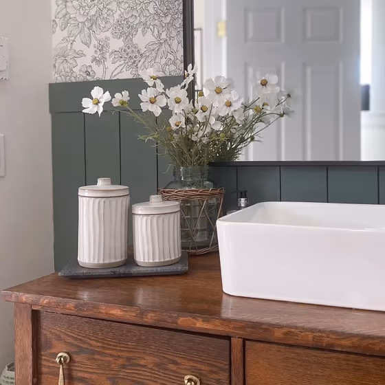 Sherwin Williams Succulent bathroom paint