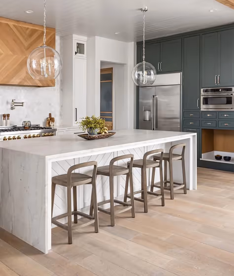 Sherwin Williams SW 9650 kitchen cabinets paint