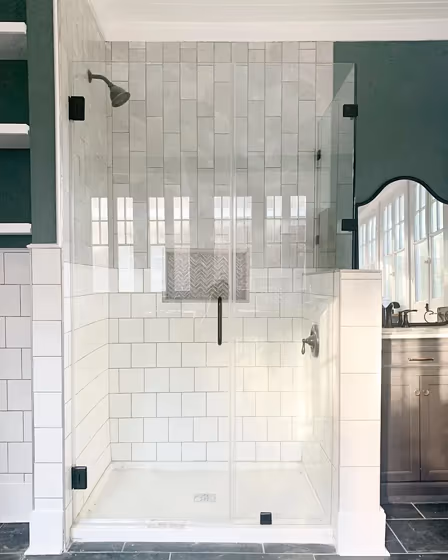 Sherwin Williams Succulent cozy bathroom interior idea