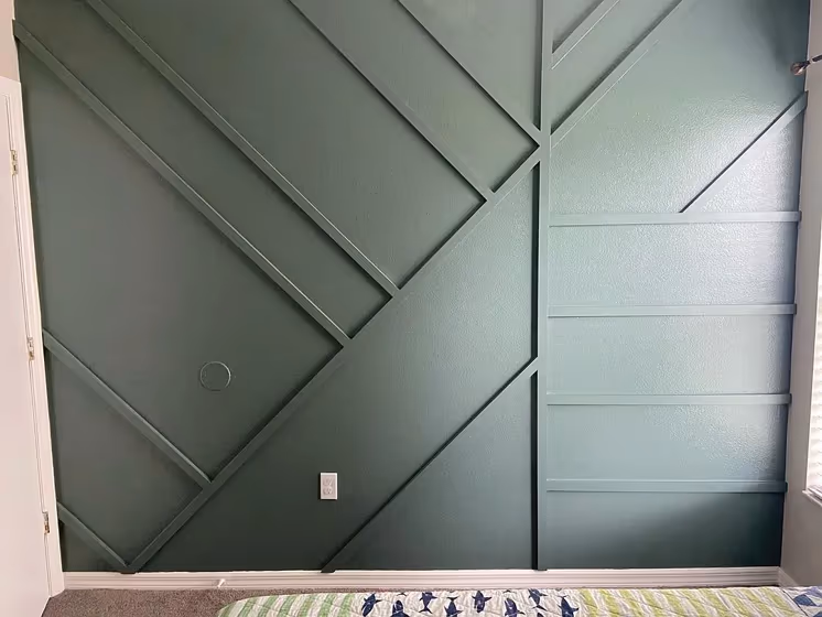 Sherwin Williams Succulent bedroom interior idea