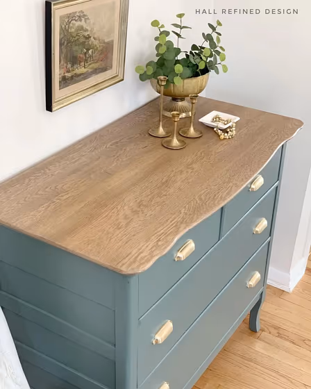 Sherwin Williams Succulent painted furniture interior idea