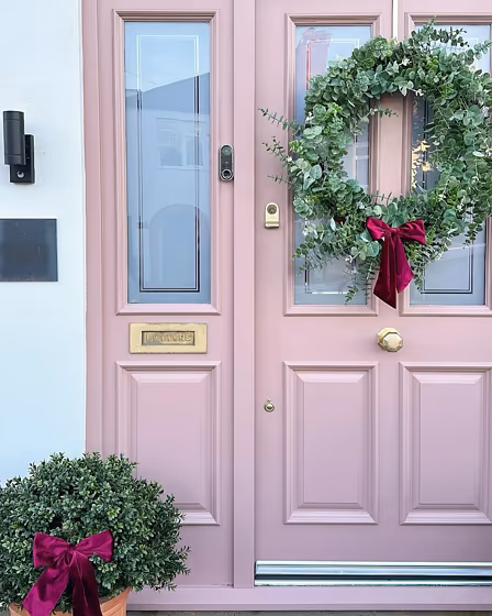 Sulking Room Pink front door paint