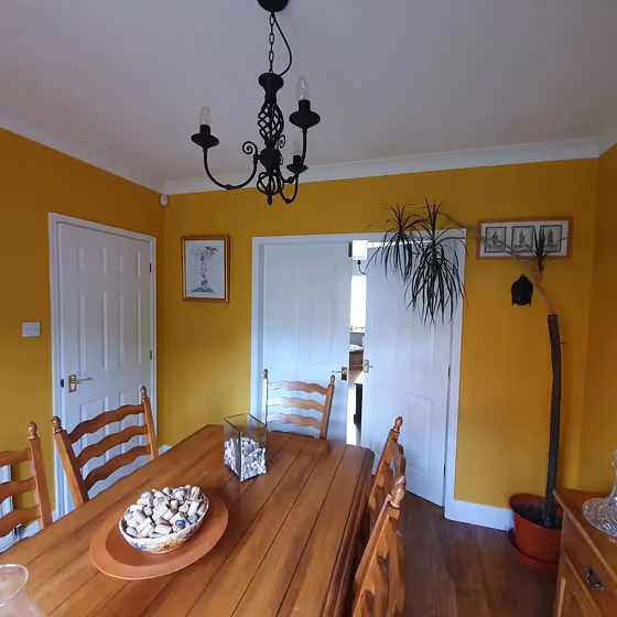 Dulux Sun Dust 2 dining room color