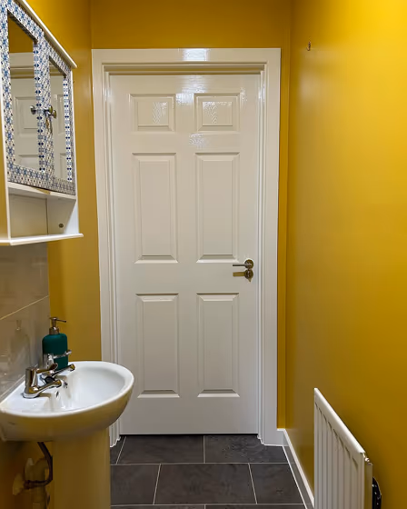 Honey Mustard bathroom color