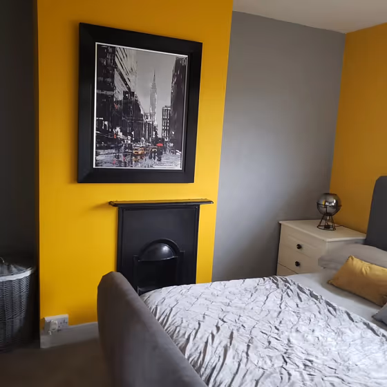 Dulux Sunflower Symphony 4 bedroom paint