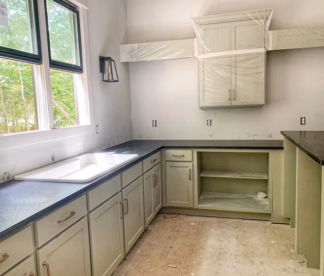 Svelte Sage Kitchen Cabinets