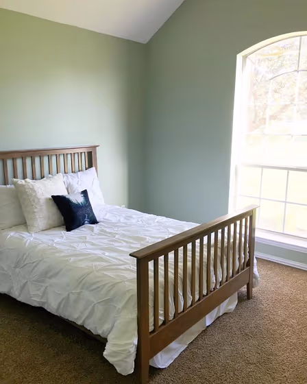 Sherwin Williams Topiary Tint Bedroom