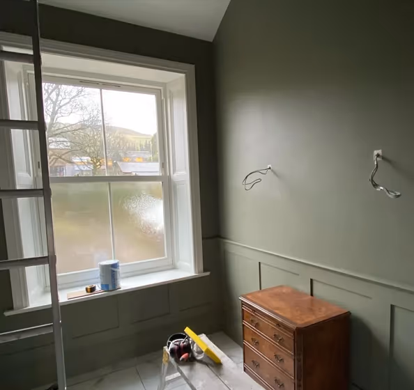Farrow and Ball Treron bathroom paint review