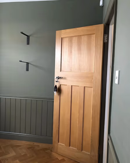 Farrow and Ball 292 living room photo