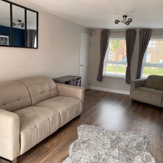 Valspar Mink Frost living room inspiration