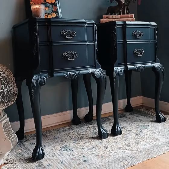 Tuxedo painted furniture