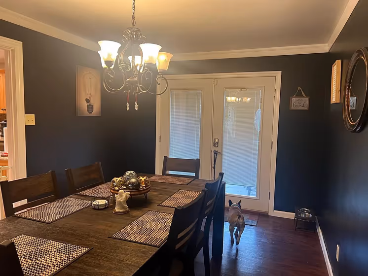 Valspar Tuxedo dining room interior