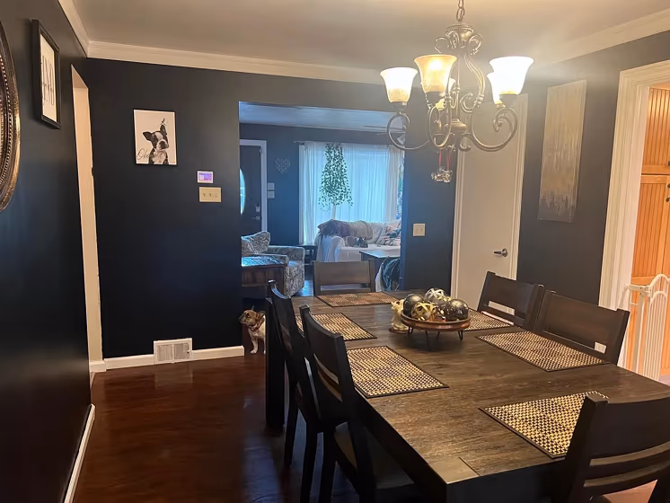 Valspar Tuxedo dining room review