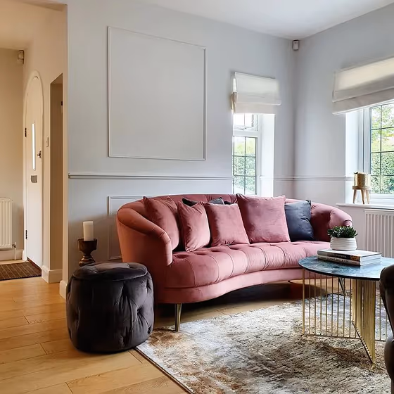 Wevet Farrow and Ball with panelling modern interior