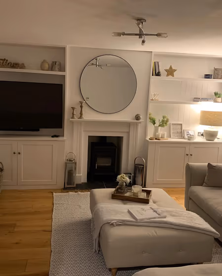 Farrow and Ball Wevet 273 painted storage