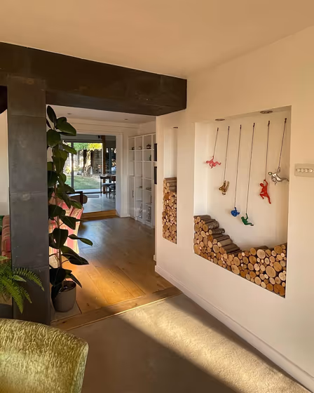 Farrow and Ball Wevet 273 living room