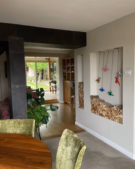 Farrow and Ball Wevet 273 living room