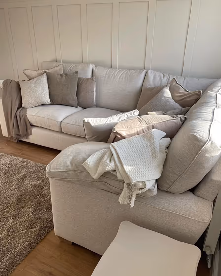 Farrow and Ball Wevet 273 living room